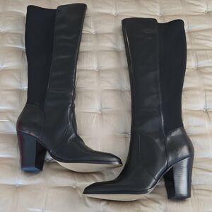 Donald J. Pliner Black Heeled Boots